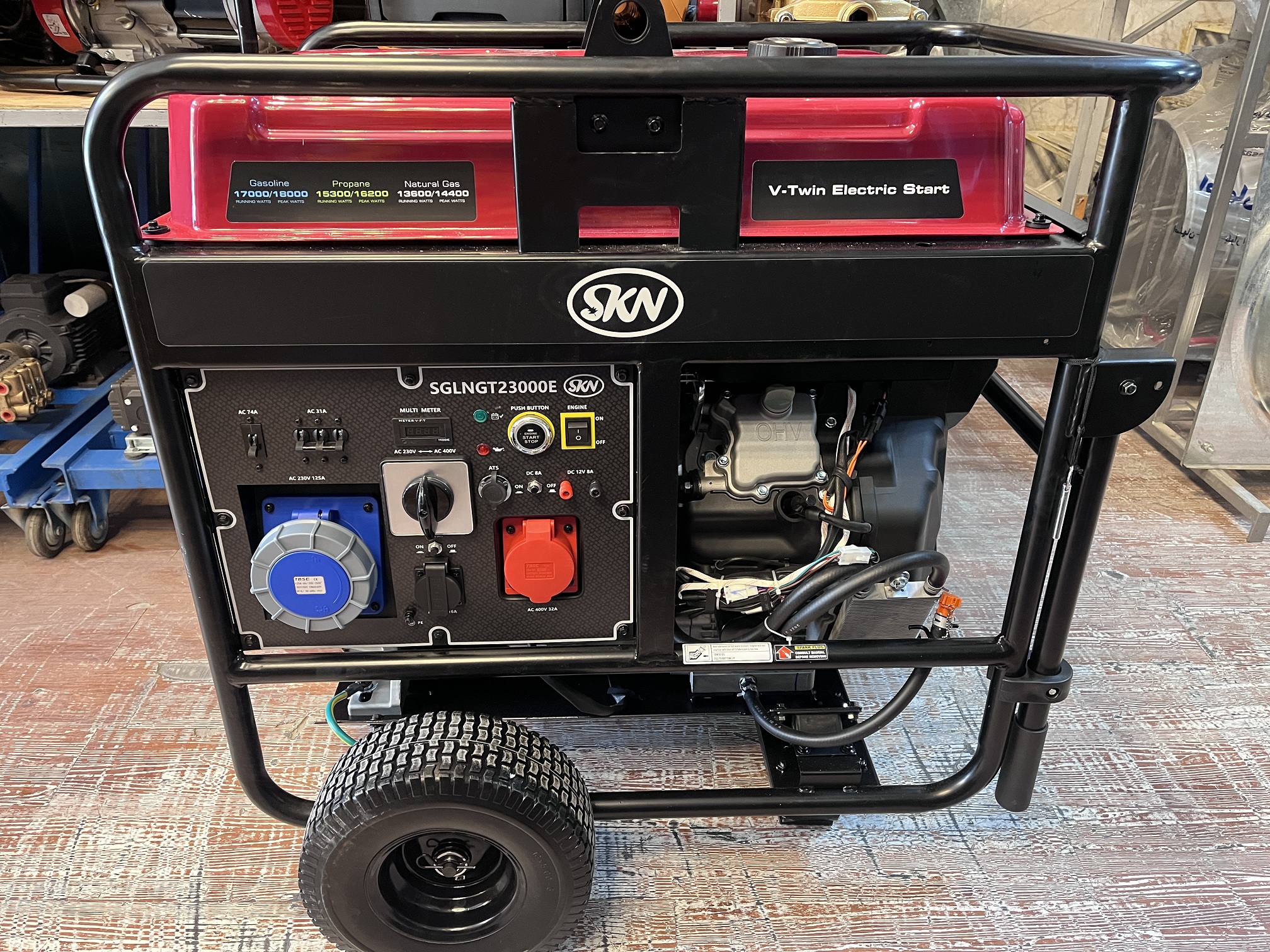 موتور برق  skn سه گانه سوز 17 کیلوات سه فاز