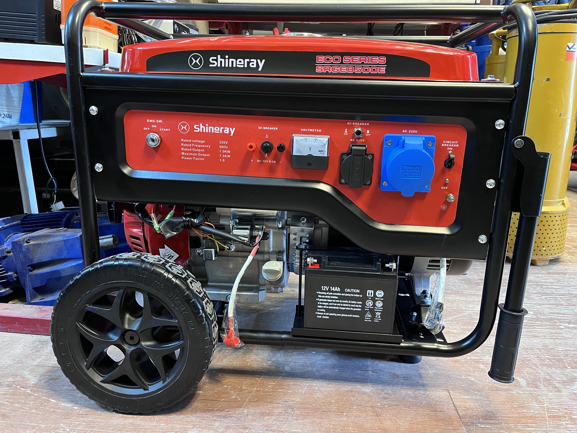 موتور برق بنزینی شانری RSGE8500E