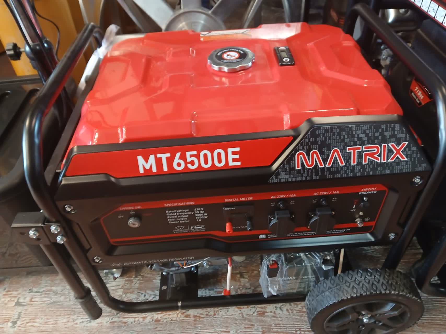 موتور برق ماتریکس مدل MT 6500 E  قدرت 5 کیلووات